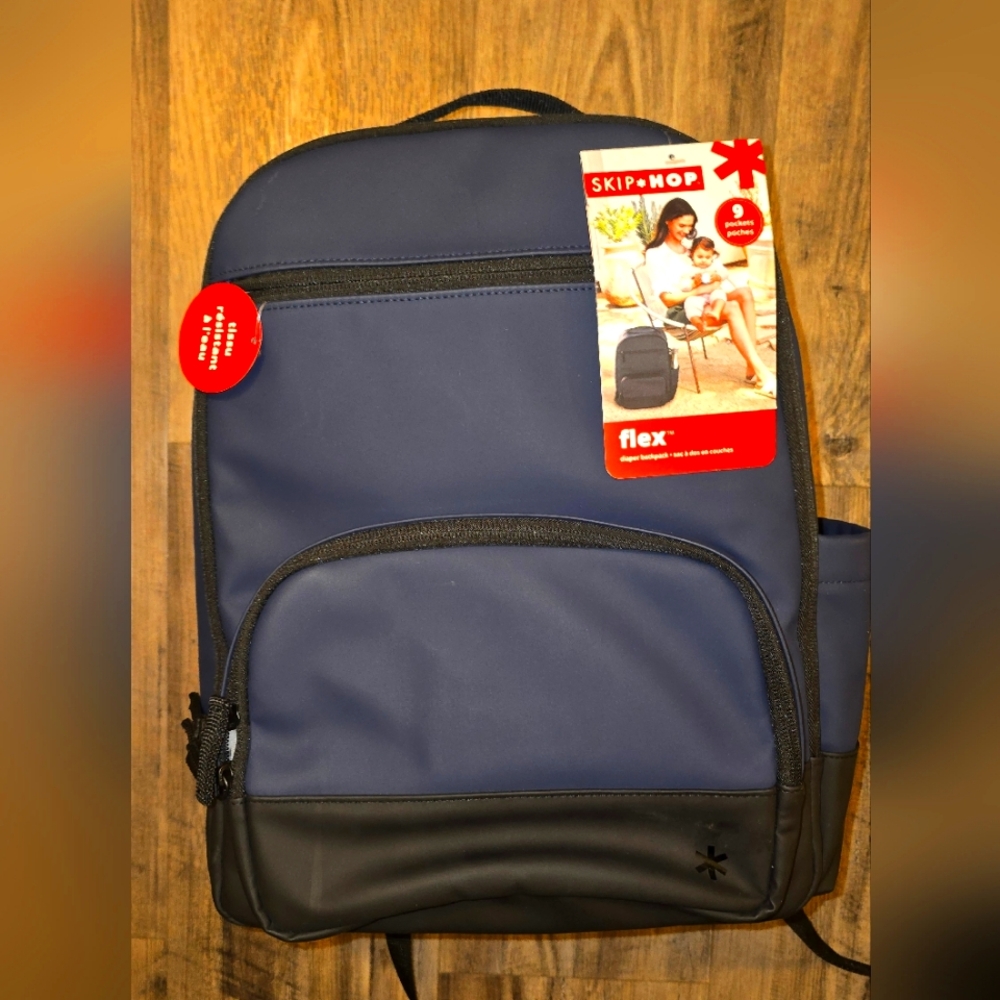 Skip Hop Flex Navy Backpack